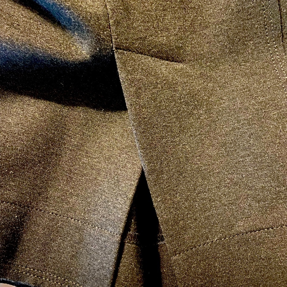 Gorgeous, beautifully draped vintage Donna Karen dress in charcoal gray. - Picture 6 of 6